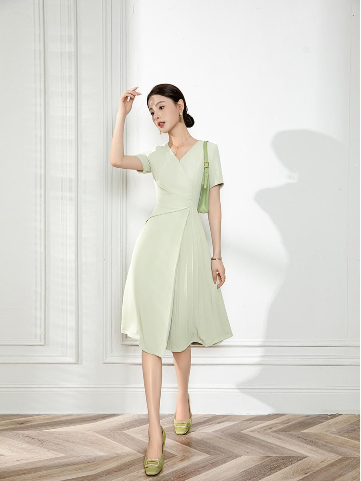 Mint Green Wrap Dress, XS Mint Green Wrap Dress, XS