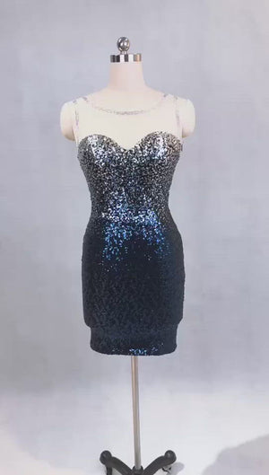Deep V-Neck Off Shoulder Evening Dress