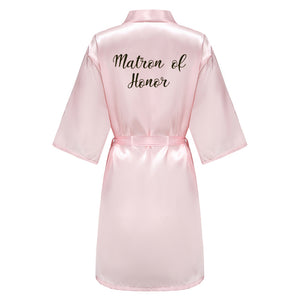 Wedding Team Bride Squad Robe - FashionByTeresa