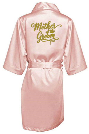 Bridal Satin Kimono Wedding Party - FashionByTeresa