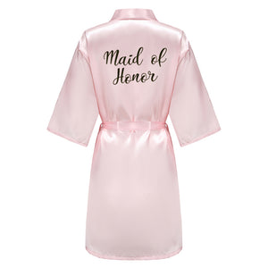 Wedding Team Bride Squad Robe - FashionByTeresa