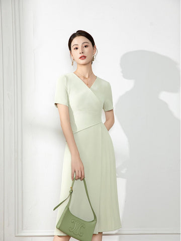 Mint Green Wrap Dress