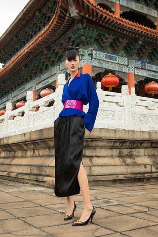 Modern Chinese Blouse and Skirt