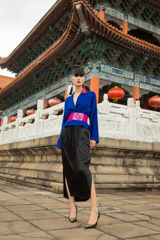 Modern Chinese Blouse and Skirt