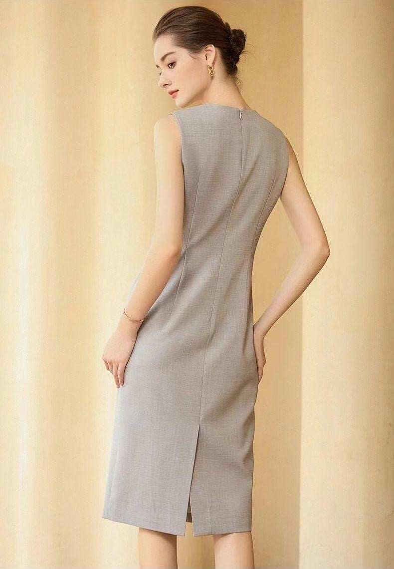Elegant Business Dress Suit, L / Dark blue / Dress Elegant Business Dress Suit, L / Dark blue / Dress