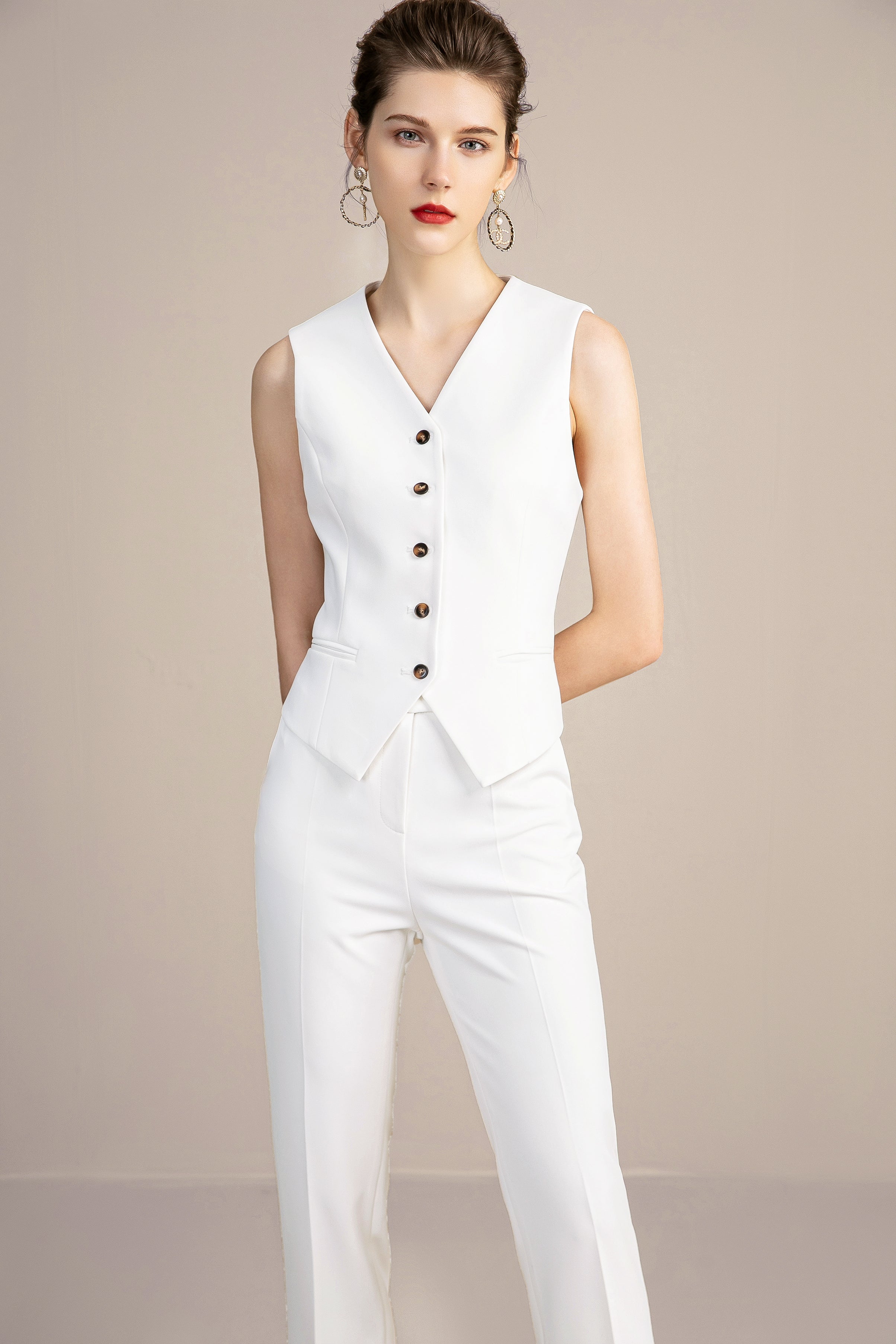 Women's Three Piece Pant Suit Women's Three Piece Pant Suit
