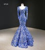 Elegant Vintage Mermaid Evening Ball Gown - FashionByTeresa