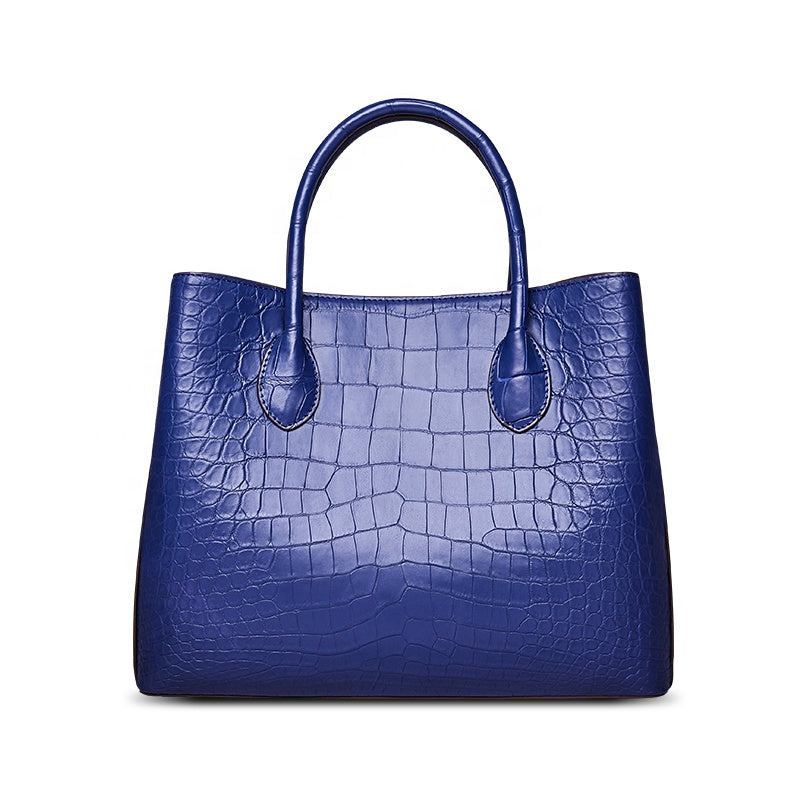 Crocodile skin luxury handbag - FashionByTeresa