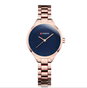 Fashion Women Stainless Steel Strap Quartz Wrist Watch - FashionByTeresa