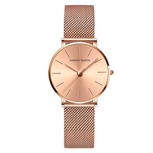 Stainless Steel Waterproof Full Rose Gold Luxury Wrist Watch - FashionByTeresa