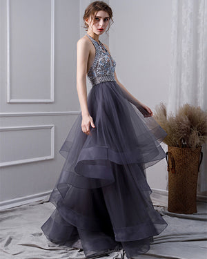 Elegant Beaded Quinceanera Evening Prom Gown - FashionByTeresa