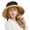Summer Large Wide Brim Hat Boater Straw Hat - FashionByTeresa