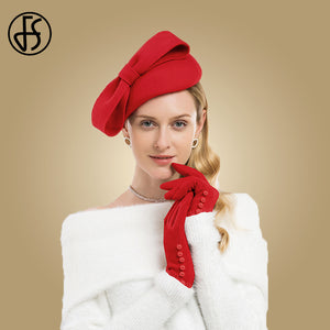 Elegant Fascinator Fedora Hat - FashionByTeresa