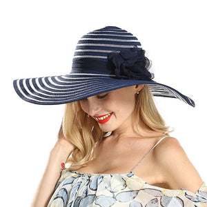 Summer Beach Oversize Folding Foldable Wide Brim Chinese Custom Wholesale Cheap Paper Straw Hats Sun For Women With Logo - FashionByTeresa