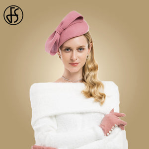Elegant Fascinator Fedora Hat - FashionByTeresa