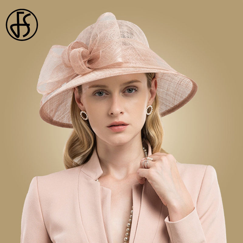 Elegant Big Bow Linen Wide Brim Ladies Hat – FashionByTeresa