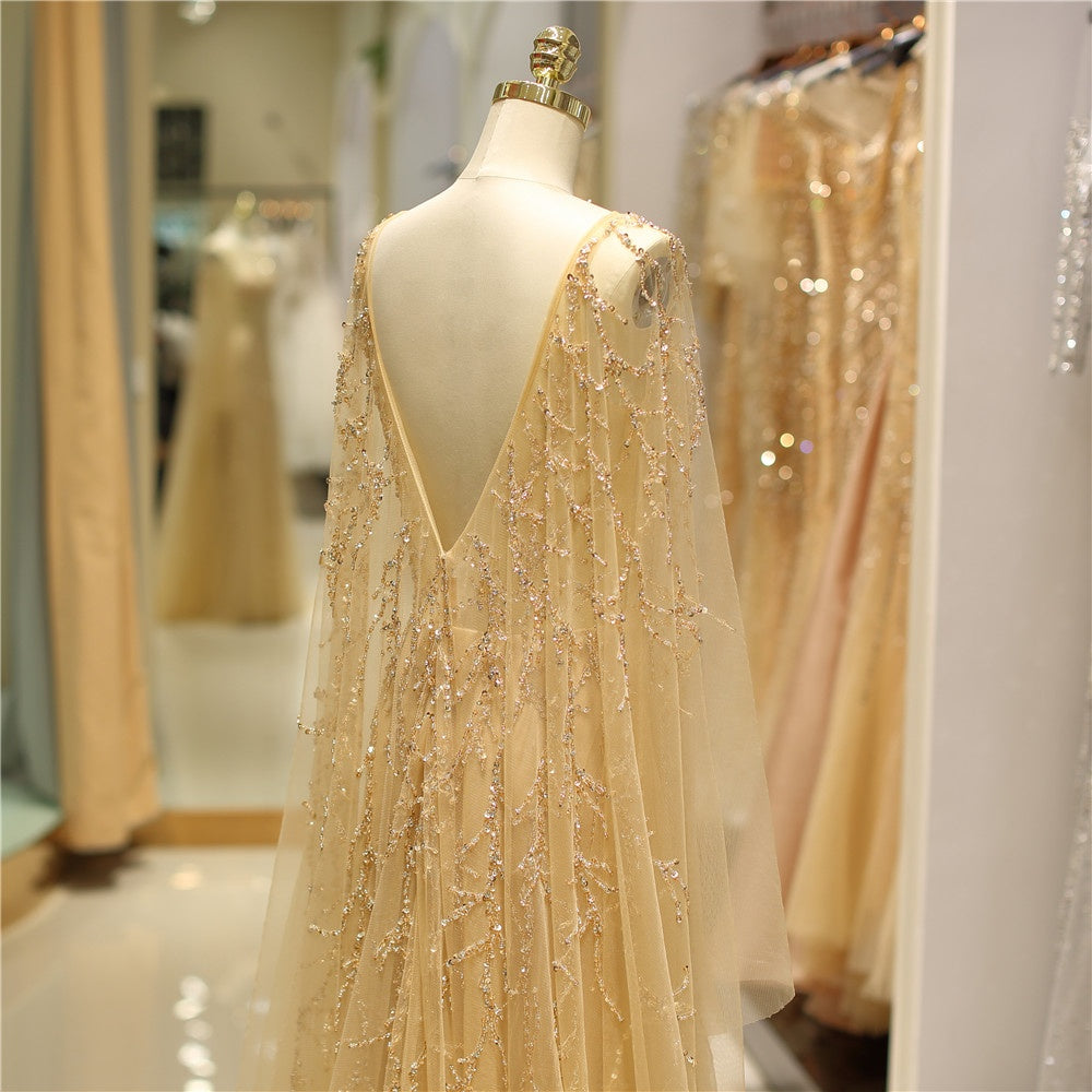 Vintage Gold Sequined Elegant Formal Evening Gown FashionByTeresa Vintage Gold Sequined Elegant Formal Evening Gown FashionByTeresa