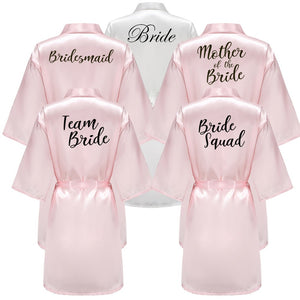 Wedding Team Bride Squad Robe - FashionByTeresa