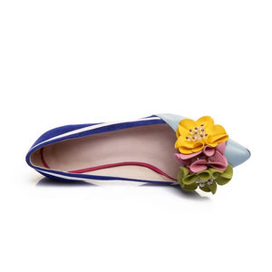 Colorful flower high heel pump - FashionByTeresa