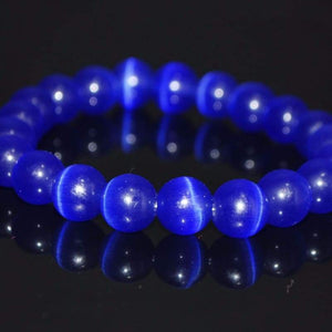 FBT - Dark Blue Mexican Opal Tiger Eye Gemstone Bracelets - FashionByTeresa