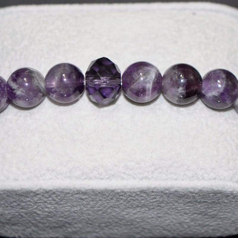 Genuine Amethyst Gemstone Beaded Women's Bracelets - FashionByTeresa