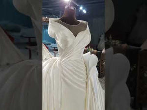 Vintage Ivory Luxury beaded Wedding Dress